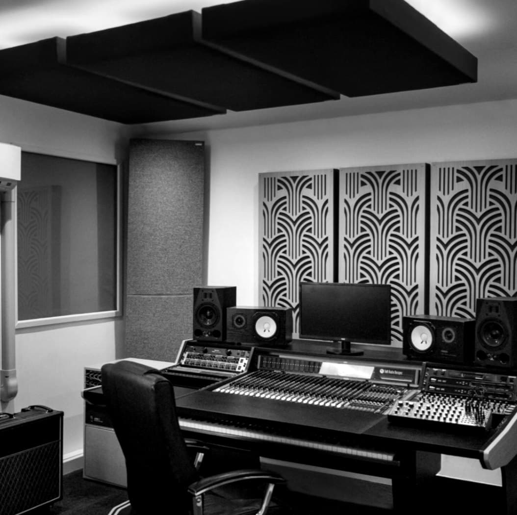 Control room at Pirate Studios Birmingham